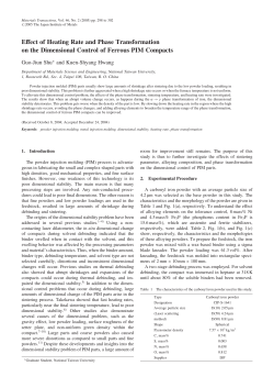 Effect of Heating Rate and Phase Transformation on the