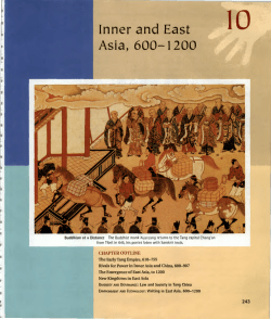 Inner and East Asia 600-1200