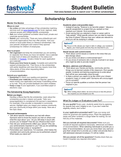 Scholarship Guide