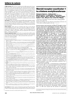 Steroid receptor coactivator-1 is a histone acetyltransferase