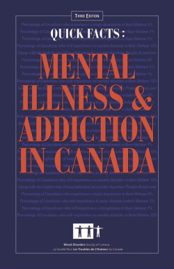 Mental Illness and Addiction in Canada