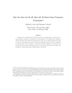 One size does not fit all, after all: Evidence from