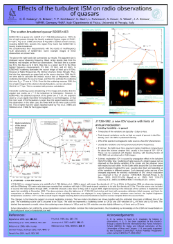 Effects of the turbulent ISM on radio observations of quasars