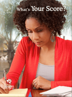 What`s Your Score? - Educators Credit Union