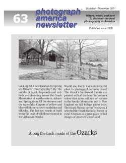 Along the back roads of the Ozarks