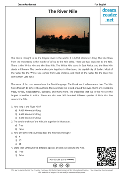 The River Nile