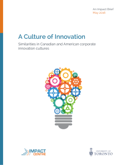 A Culture of Innovation