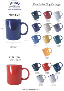 JEM Custom Printed Mugs - JEM Promotional Products