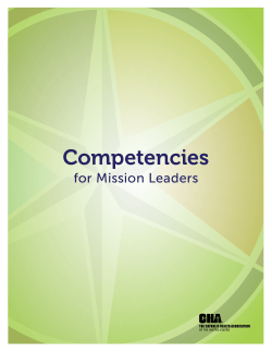 Competencies - Catholic Health Association
