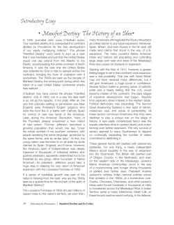 Manifest Destiny - fairbanksonline.net