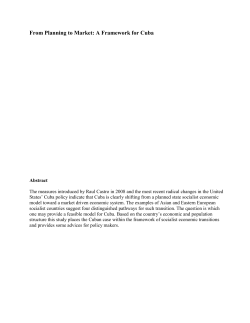 From Planning to Market: Towards a Comparative Framework