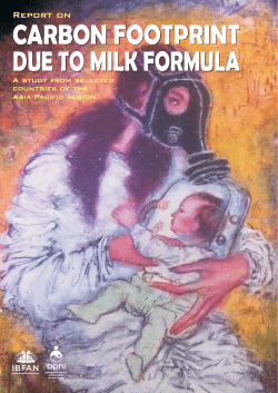 Carbon Footprints Due to Milk Formula