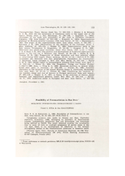 133 Possibility of Freemartinism in Roe Deer 1