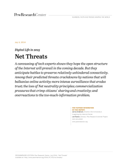 July 3, 2014 - Pew Internet