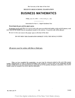 New York State Regents Exam