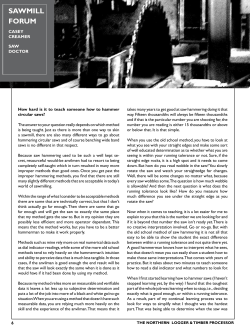 View PDF version here. - Seneca Saw Works, Inc.