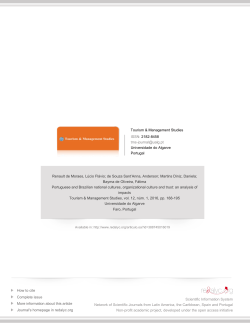 Redalyc.Portuguese and Brazilian national cultures, organizational
