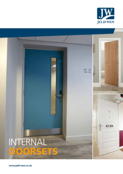 internal doorsets - JELD-WEN