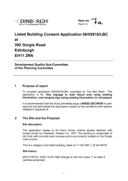 392 Gorgie Road - The City of Edinburgh Council