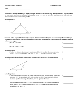 Math-180-Exam #5 (Chapter 7) Practice Questions