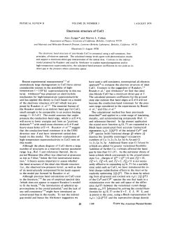 Electronic structure of CuCl - University of Colorado Boulder