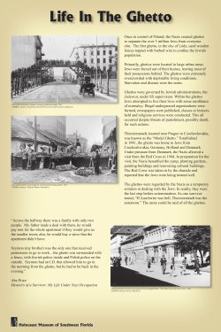 Life In The Ghetto - Holocaust Museum and Education Center of