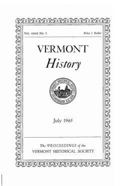 I History - Vermont Historical Society