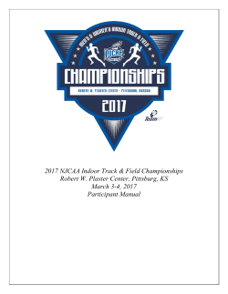 2017 Participant Manual - Visit Crawford County Kansas