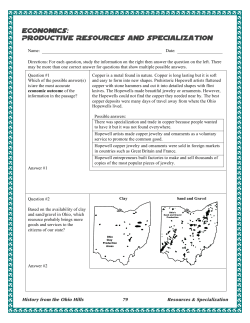 Economics: Productive Resources and Specialization
