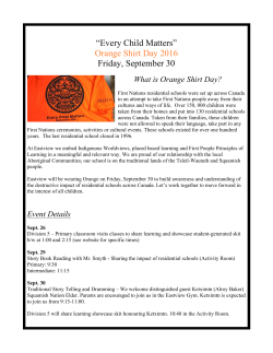 Orange Shirt Day 2016