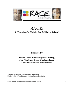 Middle School Teachers Guide