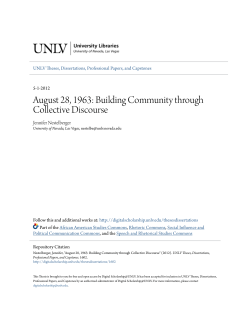 Building Community through Collective Discourse