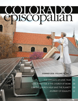 the opposite of love - The Episcopal Church in Colorado