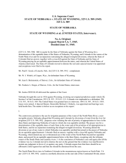 325 US 589 STATE OF NEBRASKA v. STATE OF WYOMING