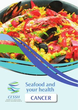 Seafood and your health CANCER