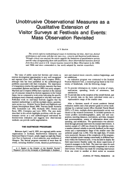 Unobtrusive Observational Measures as a Qualitative
