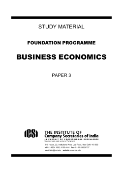 business economics
