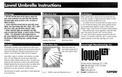 Lowel Umbrella Instructions