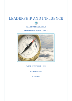 leadership and influence