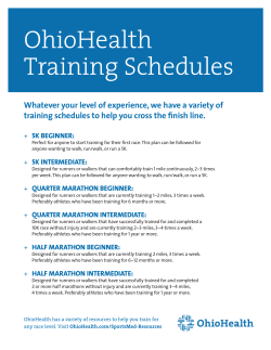 OhioHealth Training Schedules