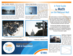 to Math - Mathematical Association of America