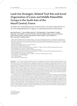 Land-Use Strategies, Related Tool-Kits and Social