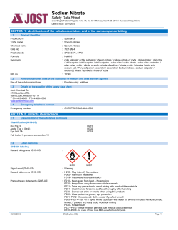 Sodium Nitrate - Jost Chemical Co.