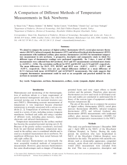 A Comparison of Different Methods of