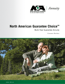 North American Guarantee ChoiceSM