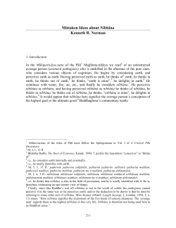 BF 3.10 Norman (Nibbana) - Institute of Buddhist Studies
