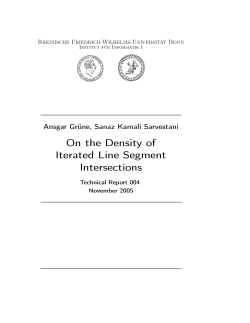 On the Density of Iterated Line Segment
