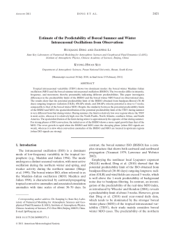 Estimate of the Predictability of Boreal Summer and Winter