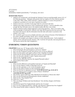 enduring vision questions