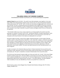 finlandia vodka cup crowns champion